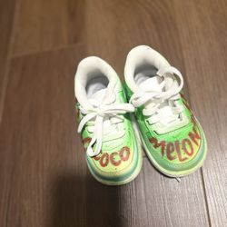 Customized “Kyle” “1st” Cocomelon Birthday Shoes