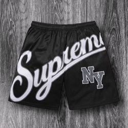 Supreme Big Script Mesh Short ‘Black’ New Size XXL