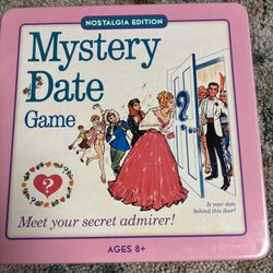 Mystery Date Hasbro Nostalgia Edition Collectible Tin Board Game 100% Complete