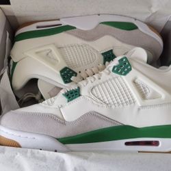 Nike Air Jordan 4 x Nike SB Retro Pine Green Size 12 Mid Top (DR5415-103)