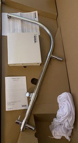 HydroRail Retrofit Shower With Shower Arm Chrome