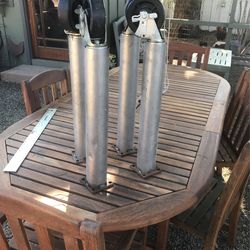 INDUSTRIAL CASTERS WITH EXTENSIONS Machined