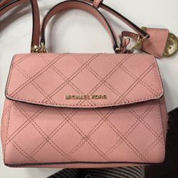 Pink MK crossbody bag