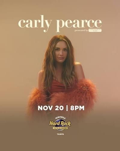 Carly Pearce Pair Of Tickets Lower Bowl Hard Tickets