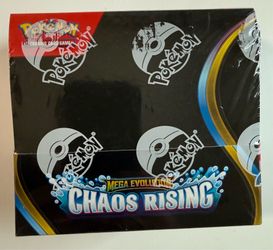 2026 Pokemon Mega Evolution Chaos Rising Booster Box