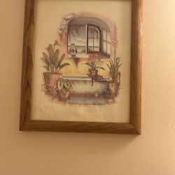 Bathroom picture decor