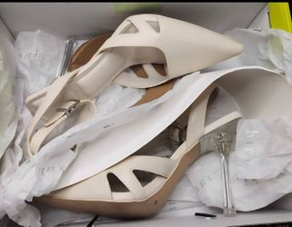 Gianni Bini Ayten Bine Blanc Block Heel