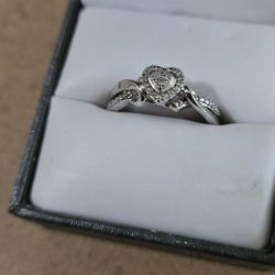 Heart Cut Promise Ring