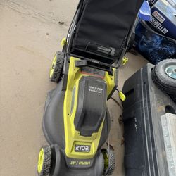 Ryobi 18V Brushless 16 in. Lawn Mower 