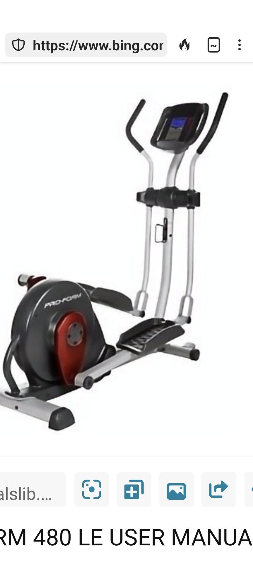 Pro Form 480 LE Elliptical - Brand NEW!