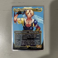 MTG: Final Fantasy (FIC) - Tidus, Yuna's Guardian (Borderless) (NON FOIL) #205