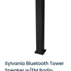 Sylvania SP263G Bluetooth Tower Speaker/ W / FM