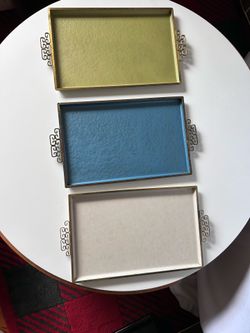 Set of Trays Moire Glaze Kyes MCM Trays
