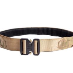Tactical Belt | Men's Padded Belts, Molle, Guns, and Mag Attachments, Heavy Duty Quick Release Metal