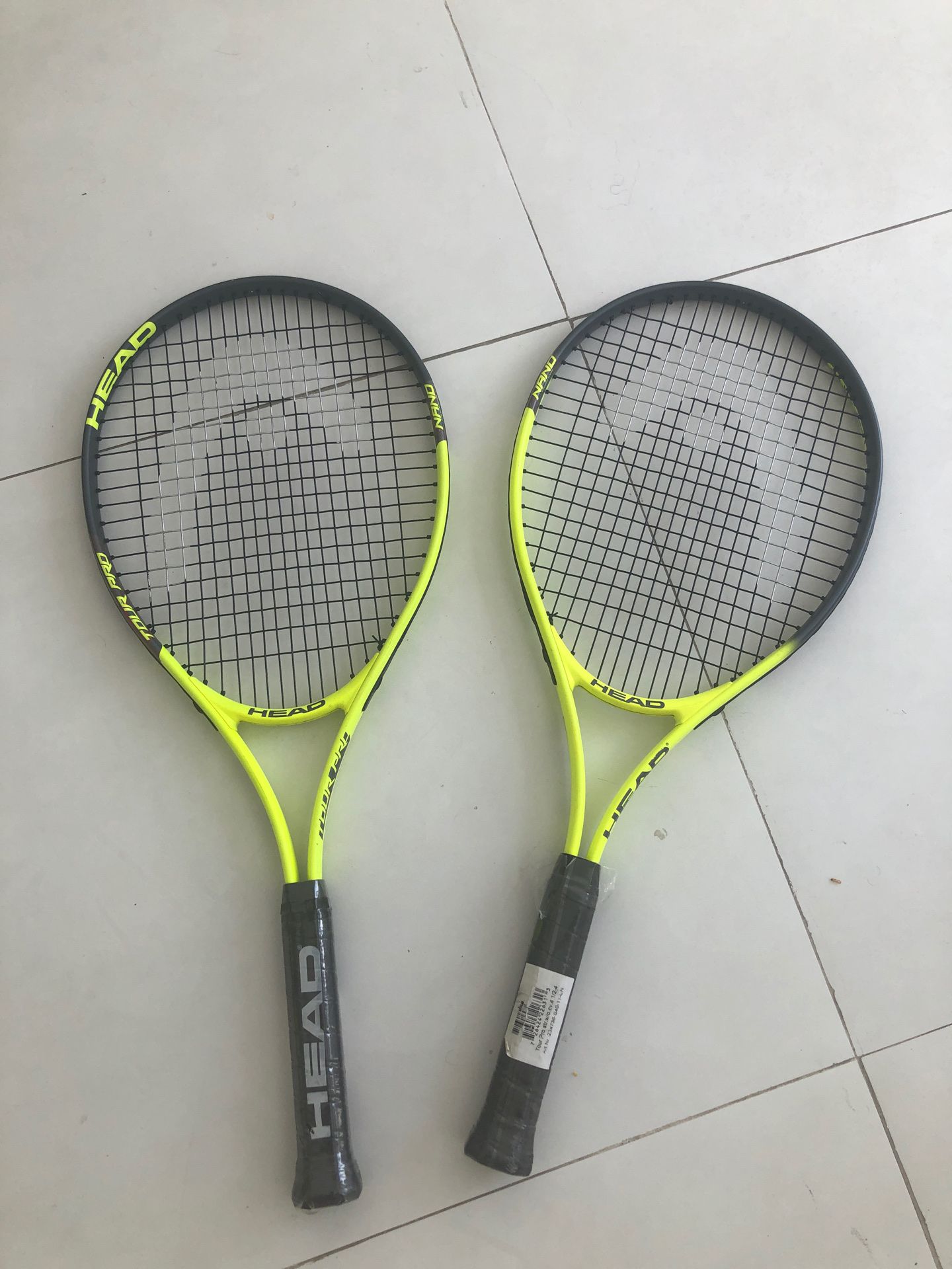 Brand New x2 HEAD Tour Pro Nano Titanium Tennis racket - 4-1/4 grip