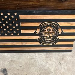 Wooden Flag