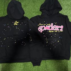 Black sp5der v2 Hoodie