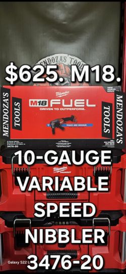 Milwaukee 10-Gauge Variable Speed Nibbler Fuel M18