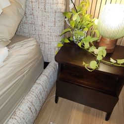 Modern Wood Nightstands (Set of 2)– New in Box