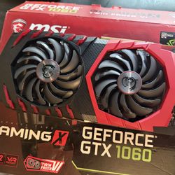 Like New MSI GeForce GTX 1060 Gaming X 6GB GDDR5 – Excellent Condition
