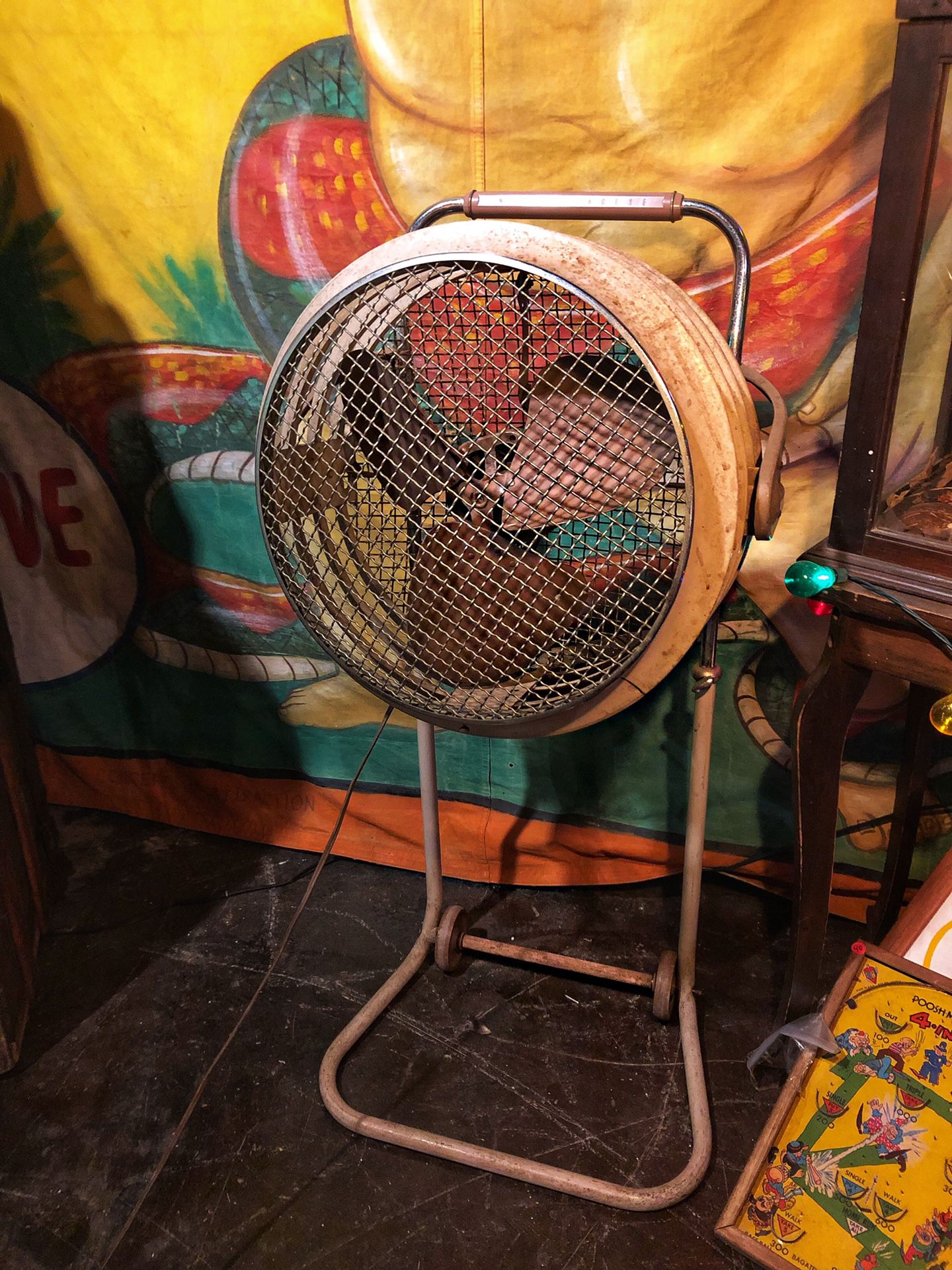 Antique Vintage 1950s Mid Century Westinghouse Industrial Fan