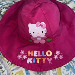 HELLO KITTY Sunhat Child’s One Size Fits Most