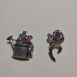 Vintage Jewelry 1980s Aai Brochs