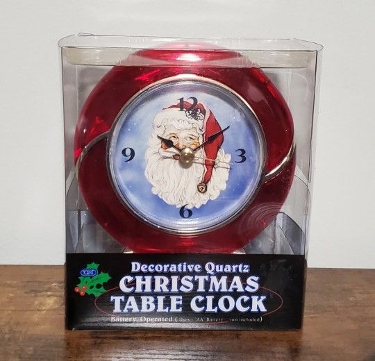 Vintage Tozai Christmas Table Clock