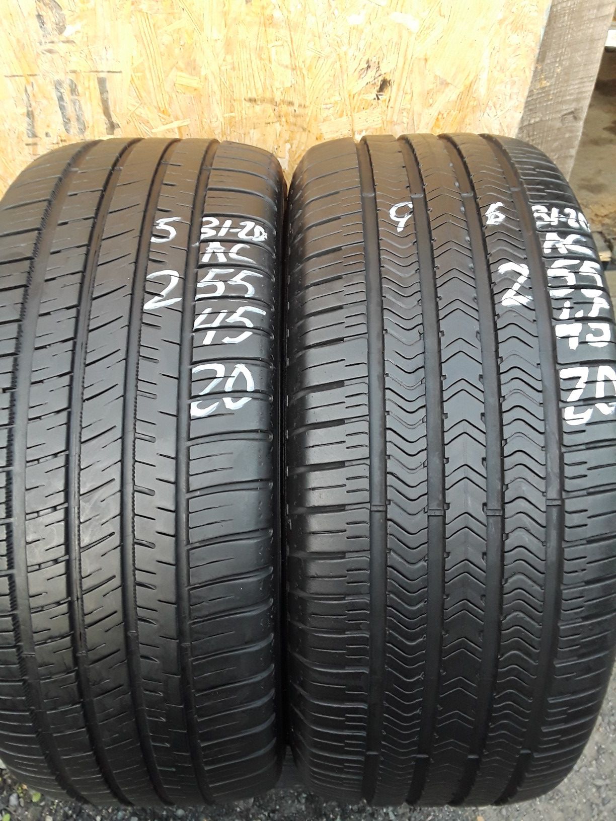 255/45-20 #2 tires