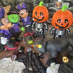 Used Halloween Inflates Decoration 