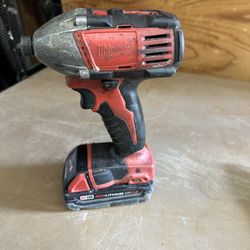 Milwaukee Impact Drill W/ Battery