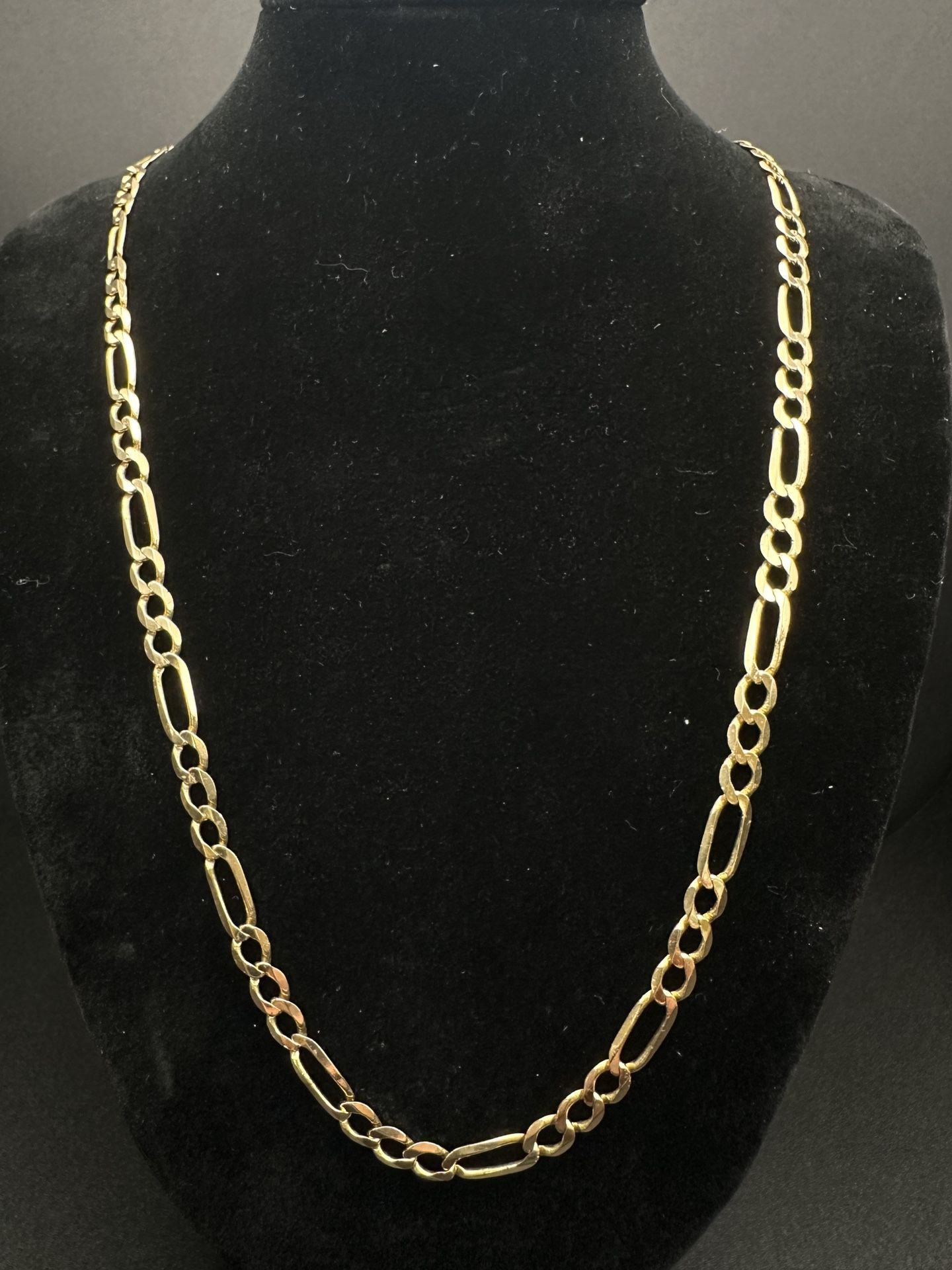 14k Gold Figaro Link Chain