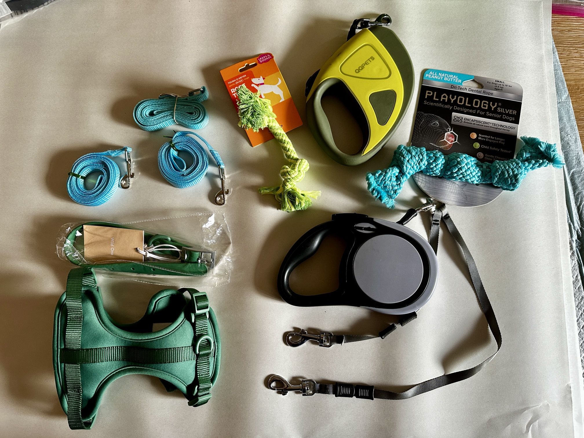 New! Assorted Dog leashes / Toys / Collars