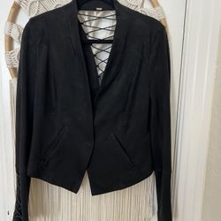 Free People Vintage Fitted Jacket 