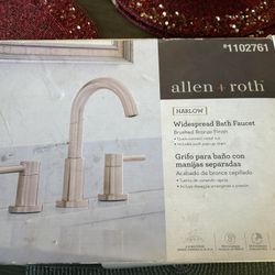 Faucet Allen And Roth brushed Bronze Finish Brand New, Never Used Still In Original Box And Wrapping
