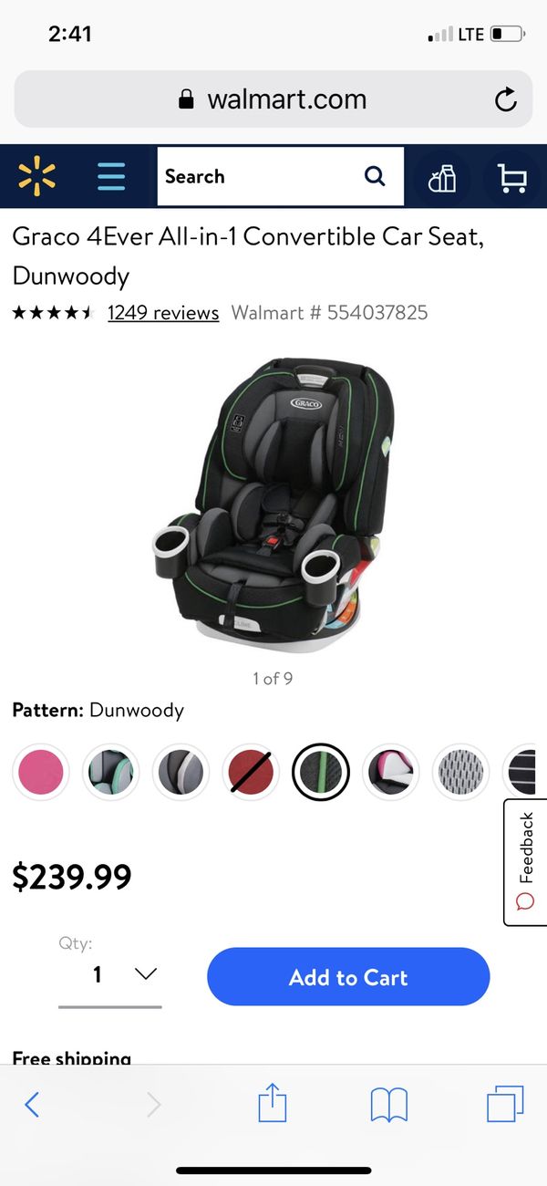 Graco 4ever All In 1 Convertible Car Seat
