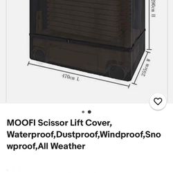 MOOFI Scissor Lift Cover, Waterproof,Dustproof,Windproof,Snowproof,All Weat (SR) MSRP:$ 99.00