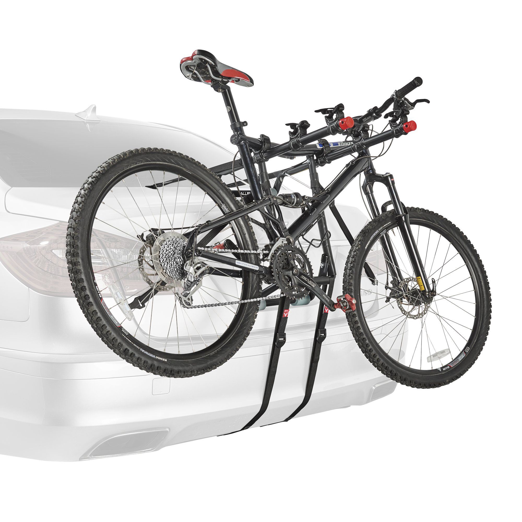 Allen Sports Deluxe 3-Bicycle Trunk Mounted Bike Rack Carrier