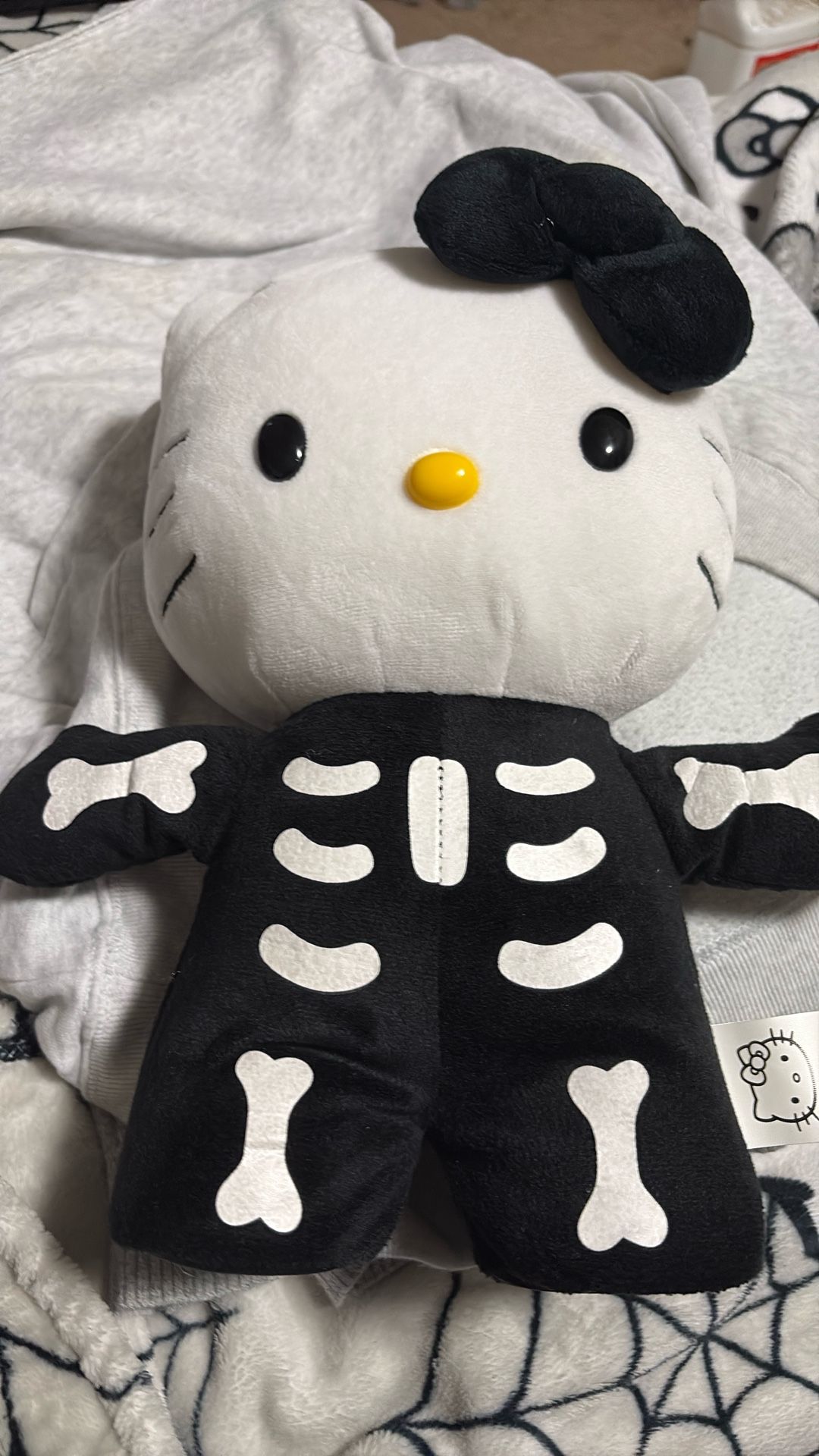 Hello Kitty Skeleton Plush Stepper
