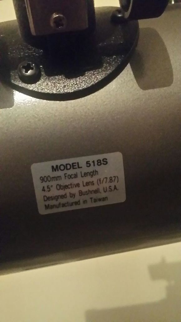 Jason Telescope by Bushnell Model 518s 900mm Focal Length 4.5
