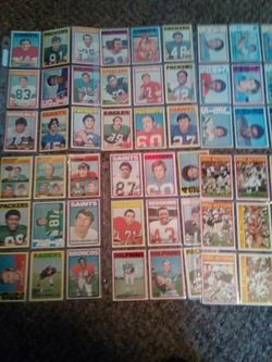 1972 Football Cards