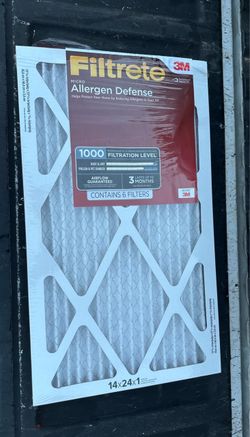 Air filters 14x24x1