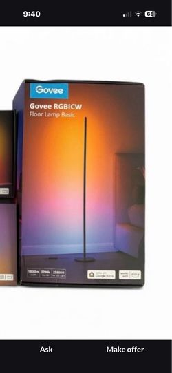 Govee RGBICW smart floor lamp basic