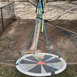 Build A Branch Swing, Saucer Swing Outdoor Swing, For Trees Or Posts