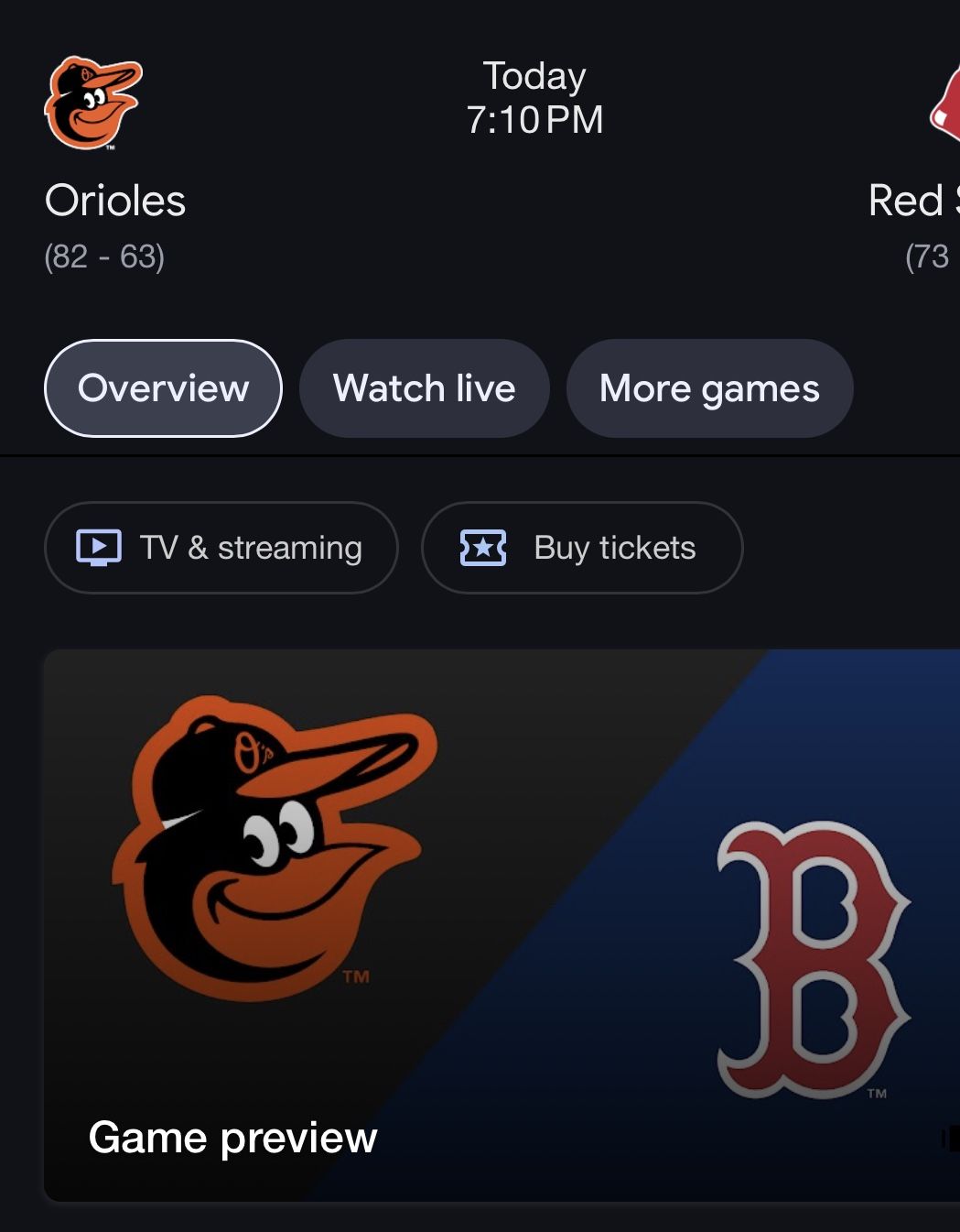Red Sox Vs Baltimore Today 9/10