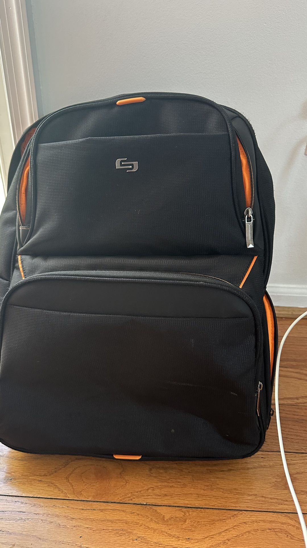 Solo Black Backpack