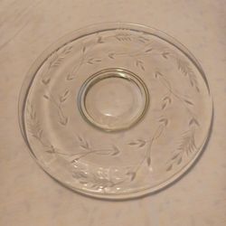 Lead Crystal Serving Plate 