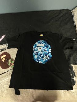 Size L black/blue bape