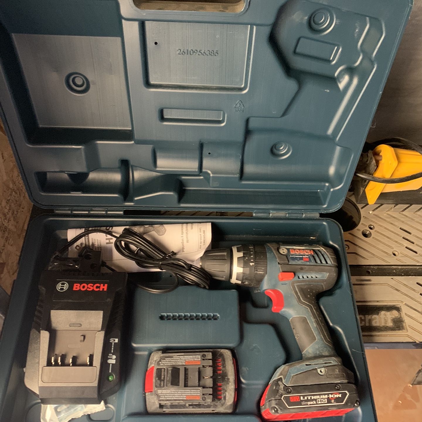Bosch HDS181 02 Drill Battery Charger Case for Sale in Valley Home CA OfferUp