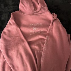 Pink hoodie sweatshirt
